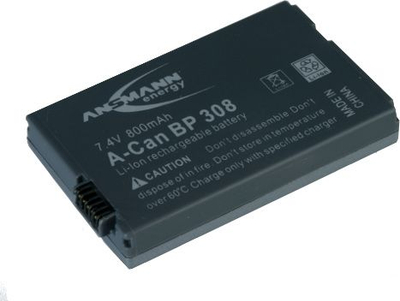 Bateri Li-Ion Ansmann A-Can BP 308, në vend të Canon BP 308, për kamera video