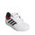 Këpucë për kalamoj Adidas Hoops 4.0 CF C Jr JQ7863, sintetike, me shirit ngjitës, të bardha