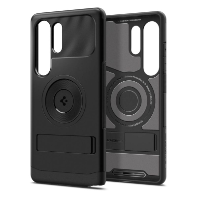 Kopertinë telefoni Spigen Slim Armor MagFit SP691, MagSafe, mbrojtje e fortë, e zezë