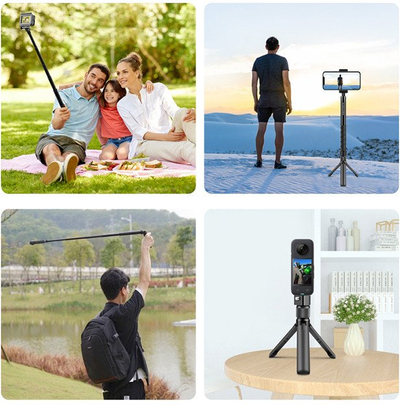 Selfie stick Puluz PU887B, 110cm, teleskopik, i zi