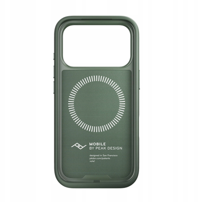 Futrollë telefoni Peak Design Everyday Case për iPhone 17 Pro, mbrojtje SlimLink MagSafe, jeshile