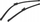 Fshirëse xhami SWF VisioFlex ORIGINAL, set përpara, 650mm 475mm, beam, e zezë