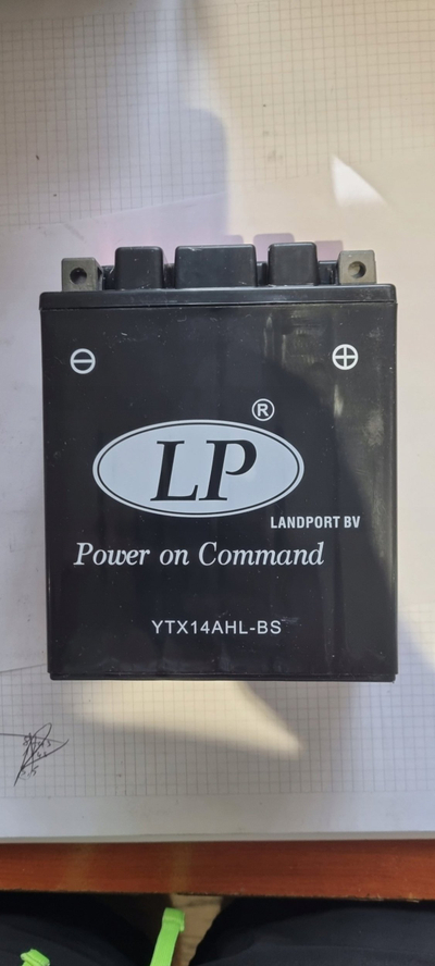Bateri motori Landport YTX14AHL BS, 12V, 12Ah