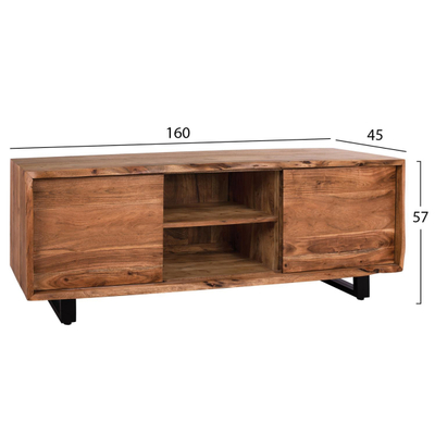 Komodë për TV Nicole dru 160×45×57 cm (HM8185.11)