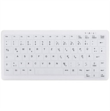 Tastierë CHERRY AK-C4110 Medical, wireless RF, QWERTZ gjerman, e bardhë