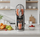 Makineri akulloresh dhe slushie 4Swiss SM026 SlushieMaster, panel me prekje, rezervuar transparent, gri