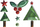 Kristale vetëngjitëse për zbukurim Christmas Mix, 17 copë, shumëngjyrëshe
