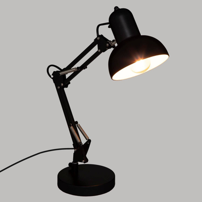 Lampë tavoline Atmosphera Bren, metal, 56cm, e zezë