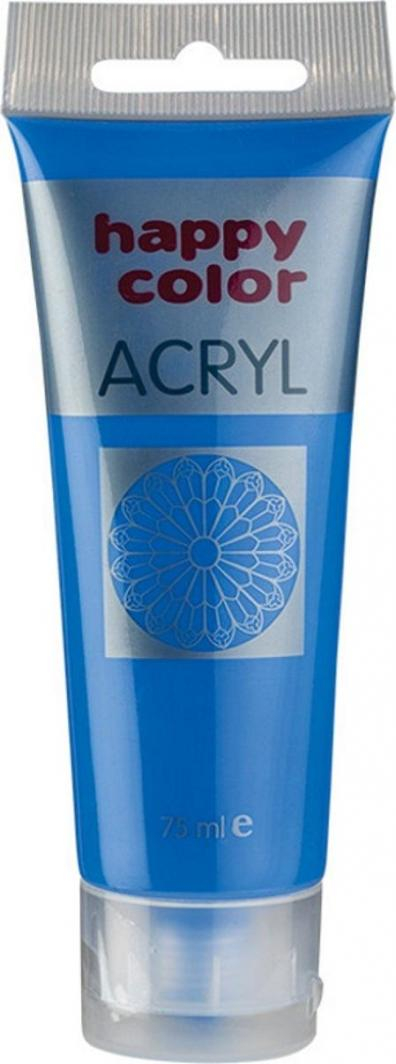 Ngjyrë akrilike Happy Color Acrylic Paint, 75ml, efekt metalik perlë, blu