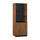 Raft librash zyre Supreme HM2354, 80x40x200 cm, melaminë lisi honey, gri