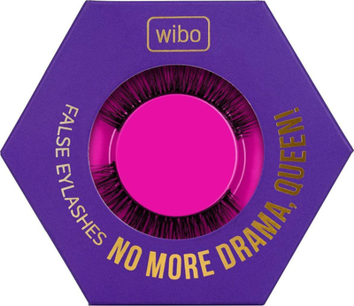 Qerpikë Wibo No More Drama Queen, volum i madh, sintetikë, të zinj