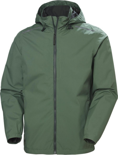 Xhaketë pune Helly Hansen Manchester 2.0, që s’e kap uji, e ajrosshme, jeshile