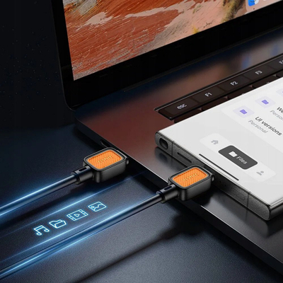 Kabllo USB C në USB C Hoco X108, 60W, 1m, e zezë
