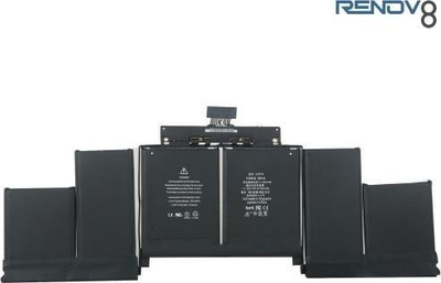 Bateri laptopi Renov8 për Apple MacBook Pro Retina 15", Mid 2015 A1618 A1398