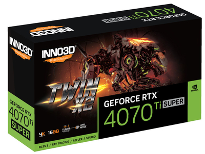 Kartelë grafike Inno3D GeForce RTX 4070 Ti SUPER Twin X2 16GB GDDR6X