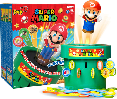 Lojë tavoline Tomy Pop Up Mario T73538, familjare, për kalamaj 4+