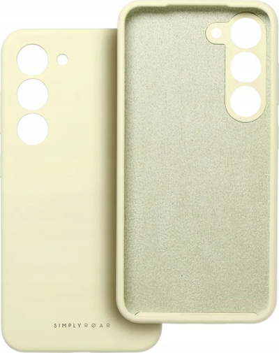 Futrollë Roar Cloud-Skin për Samsung Galaxy S24 Ultra 5G, silikoni, mbron komplet, blu e çelët