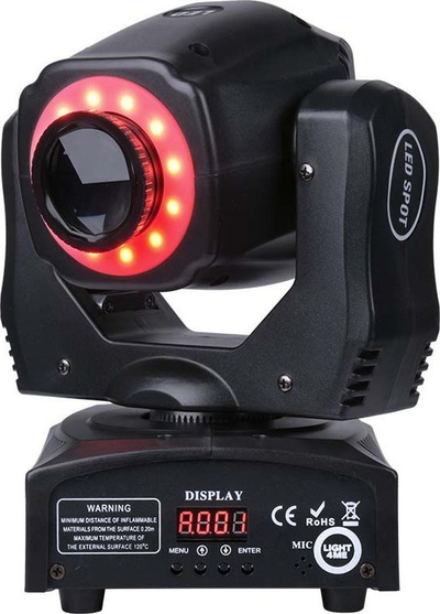 Reflektor lëvizës Light4Me Mini Spot 60 Ring, LED 60W, DMX, i bardhë