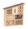 Hotel insektesh Garden&amp;Fun, dru, 30 x 9 x 32 cm, natyral