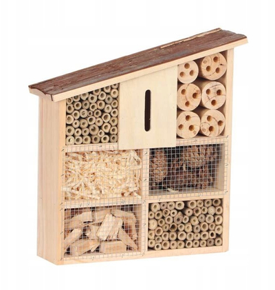Hotel insektesh Garden&amp;Fun, dru, 30 x 9 x 32 cm, natyral