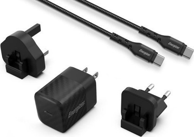 Karikues muri Energizer Ultimate GaN 20W, USB-C PD, me kabllo USB-C, i zi