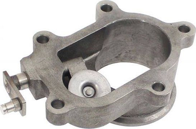 Downpipe turbo CN-AT-055 T3 T4, 5 bolt-a, V-Band 2.5", gri