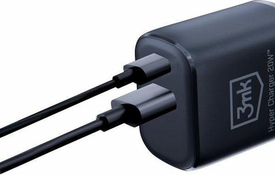 Karikues muri 3MK Hyper Charger 20W, 2 porta USB e USB-C, i zi