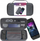 Etui për konzolë JYS LG-001 për Lenovo Legion Go, material EVA, me xhepa për lojëra, i zi