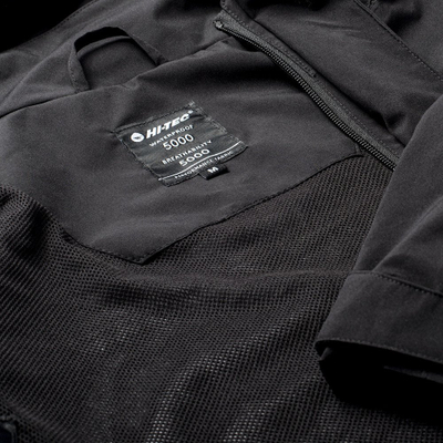 Xhaketë burra Hi-Tec Oscar, softshell, me kapuç, e zezë