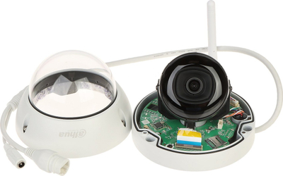 Kamerë IP Dahua IPC-HDBW1230DE-SW-0360B, Full HD 1080p, Wi-Fi, e bardhë