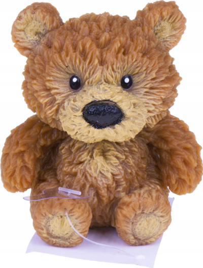 Антистрес играчка Хипо Медо, меко мече со зрнца, 7cm, повеќебојна