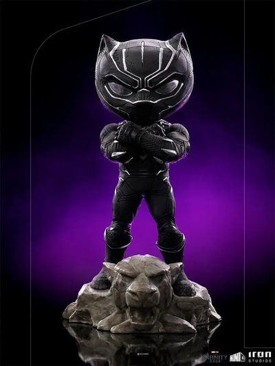 Figurë koleksionuese Iron Studios Marvel Black Panther Minico, 15.3cm, për zbukurim, e zezë