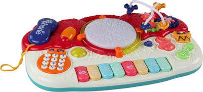 Piano edukative Leantoys, me daulle, drita edhe tinguj, shumngjyrëshe