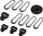 Set zëvendësues për çantë Coocazoo Classic (138801), i zi