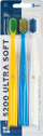 Set furçash dhëmbësh WOOM Toothbrush 5200 Ultra Soft, 3 copë, ultra të buta, për të rritur