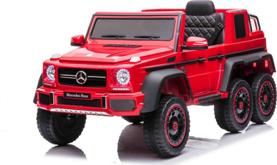 Makina elektrike për kalamaj Mercedes G63 AMG 6x6, 12V, me pult, e kuqe