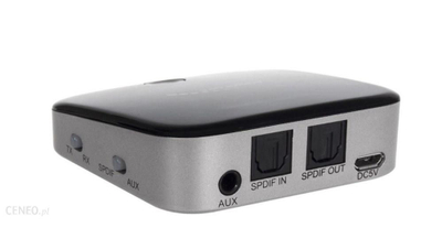 Adapter Bluetooth Audiocore AC830, 2 në 1 transmetues dhe marrës, 3.5mm minijack, i zi