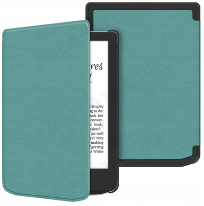 Këllëf smart PocketBook Verse Pro 629 634, me magnet, me zgjim edhe fjetje automatike, jeshil