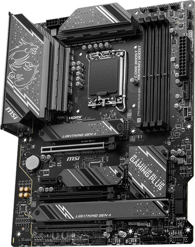 Pllakë amë MSI Z790 Gaming Plus WIFI, DDR5, PCIe 5.0, e zezë