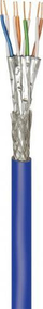 Kabllo rrjeti Goobay 91893, Cat7a+ S FTP, 100 m, blu