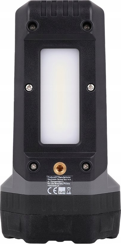 Fener dore Mactronic Flagger Max PSL0073, LED 1800 lm, USB‑C, gri me të zezë