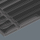 Insert shkumë Wera 9883 137383, për set lima Pferd, 344 x 30 x 392 mm, i zi
