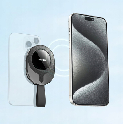Магнетен држач за телефон Џојрум JR-ZS393-S, 4.7-7", со вакуумски чашки, црн
