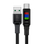 Kabllo USB Acefast C7-04, USB-A me USB-C, 60W, 1.2m, e zezë