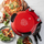 Furrë elektrike për pizza DOMO DO9284PZ Pizzabacker, 32cm, 400°C, e kuqe