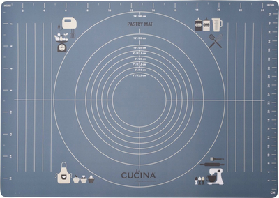 Peta për brumë Cucina, 65x45 cm, polipropilen, shumëngjyrëshe