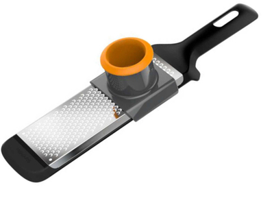 Rende e imët Fiskars, zezë/portokalli