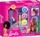 Set flokësh Barbie Rainbow Tie-Dye Hair Designer, kremra me ngjyra, xhel me shkëlqim, shumëngjyrësh