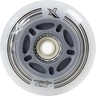 Set rrotash patinash Nils LED, 4 copa, 64 mm 82A, të bardha