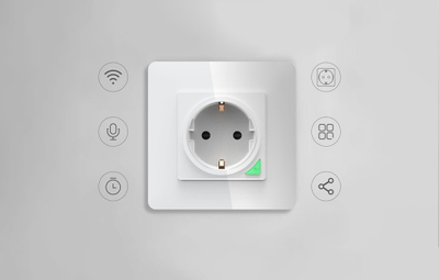 Prizë murale e zgjuar Avatto N-WOT10-EU-W, me WiFi, TUYA, e bardhë